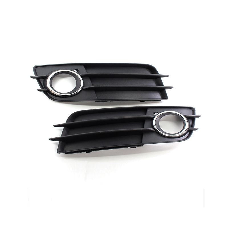 2008-2012 Audi Front Bumper Down Grille Honeycomb Style S line Fog Light Grilles For Audi A4 S4 B8