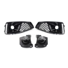 2019 Audi Front Bumper Down Grille Honeycomb Style S line Fog Light Grilles For Audi A4 S4 B9