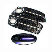 2008-2012 Audi A4 B8 Front Bumper Down Grille Honeycomb Style Non S line Fog Light Grilles For Audi A4 S4 B8