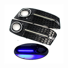2008-2012 Audi A4 B8 Front Bumper Down Grille Honeycomb Style Non S line Fog Light Grilles For Audi A4 S4 B8