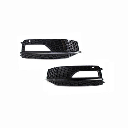 2013-2016 Audi RS4 Style S line Fog Light Grilles For Audi A4 S4 B8.5