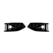 2020-2024 Audi Front Bumper Down Grille Honeycomb Style Non S line Fog Light Grilles For Audi A4 S4 B9.5