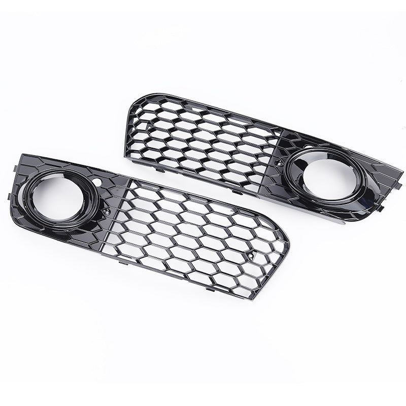 2008-2012 Audi A4 B8 Front Bumper Down Grille Honeycomb Style Non S line Fog Light Grilles For Audi A4 S4 B8