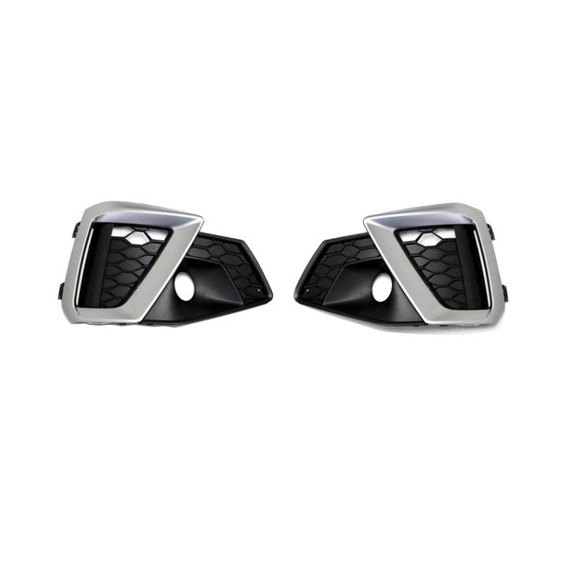 2020-2024 Audi Front Bumper Down Grille Honeycomb Style S line Fog Light Grilles For Audi A4 S4 B9.5