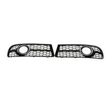 2005-2007 A4 S4 B7 Audi Front Bumper Down Grille Honeycomb Style Fog Light Grilles For Audi A4 S4 B7