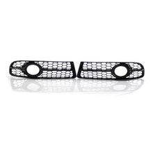 2005-2007 A4 S4 B7 Audi Front Bumper Down Grille Honeycomb Style Fog Light Grilles For Audi A4 S4 B7
