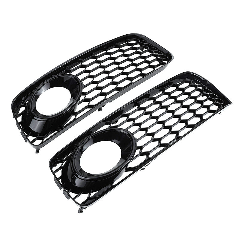 2009-2011 Audi Front Bumper Down Grille Honeycomb Style S line Fog Light Grilles For Audi A5 S5 B8