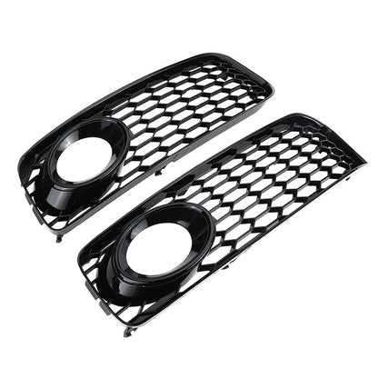 2009-2011 Audi Front Bumper Down Grille Honeycomb Style S line Fog Light Grilles For Audi A5 S5 B8