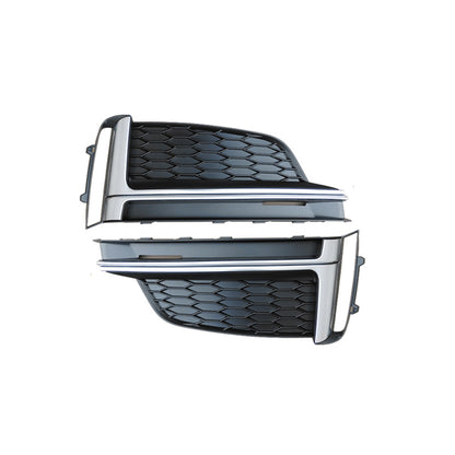 2017-2019 Audi Front Bumper Down Grille Honeycomb Style S-line Fog Light Grilles For Audi A5 S5 B9