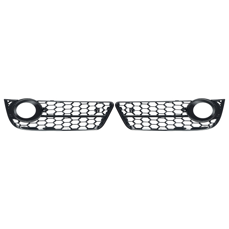 2009-2011 Audi Front Bumper Down Grille Honeycomb Style Non S line Fog Light Grilles For Audi A5 S5 B8