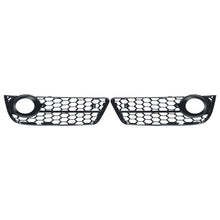 2009-2011 Audi Front Bumper Down Grille Honeycomb Style Non S line Fog Light Grilles For Audi A5 S5 B8