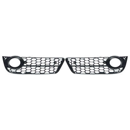 2009-2011 Audi Front Bumper Down Grille Honeycomb Style Non S line Fog Light Grilles For Audi A5 S5 B8