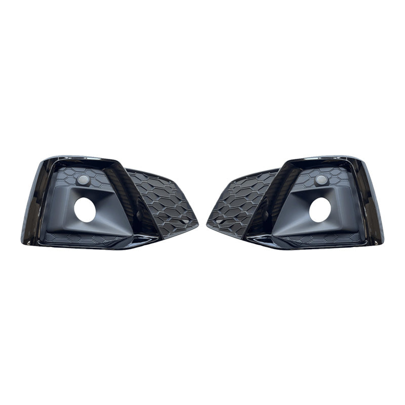 2020-2024 Audi Front Bumper Down Grille Honeycomb Style Fog Light Grilles For Audi A5 S5 B9.5
