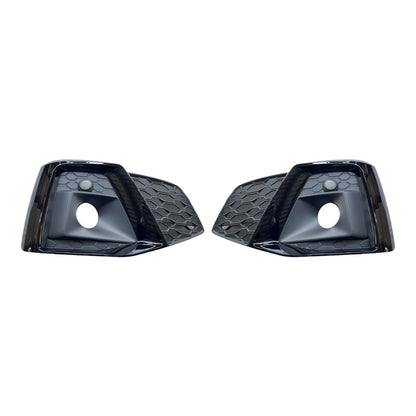 2020-2024 Audi Front Bumper Down Grille Honeycomb Style Fog Light Grilles For Audi A5 S5 B9.5
