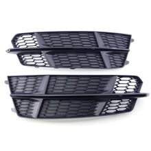 2016-2018 Audi Front Bumper Down Grille Honeycomb Style S Line Fog Light Grilles For Audi A6 S6 C7.5