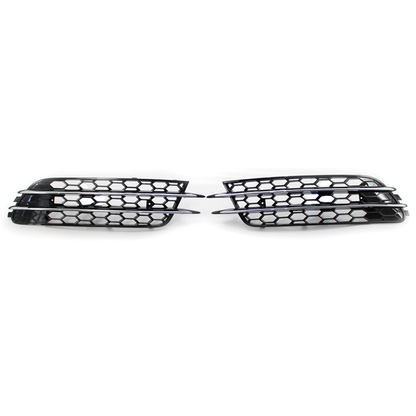 2012-2015 Audi Front Bumper Down Grille Honeycomb Style Non S Line Fog Light Grilles For Audi A6 S6 C7