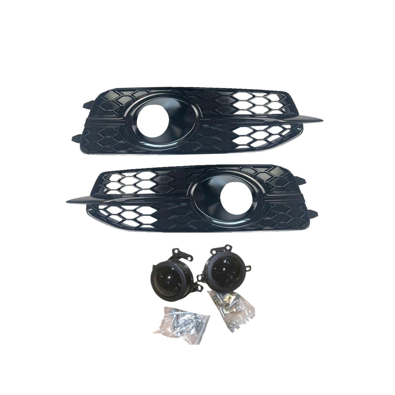 2012-2015 Audi Front Bumper Down Grille Honeycomb Style S Line Fog Light Grilles For Audi A6 S6 C7