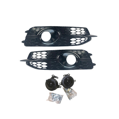 2012-2015 Audi Front Bumper Down Grille Honeycomb Style S Line Fog Light Grilles For Audi A6 S6 C7