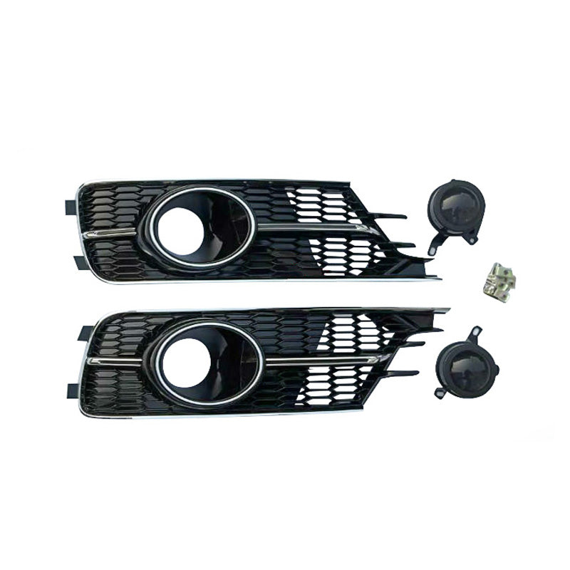 2016-2018 Audi Front Bumper Down Grille Honeycomb Style Non S Line Fog Light Grilles For Audi A6 S6 C7.5