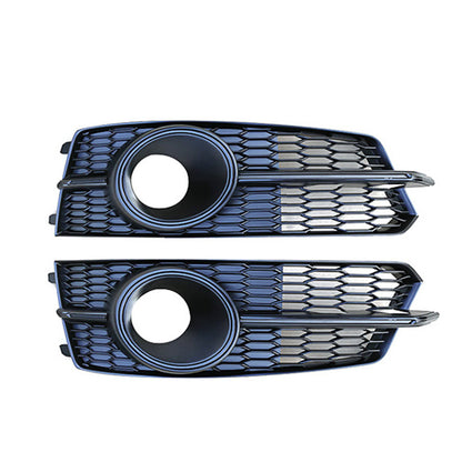 2016-2018 Audi Front Bumper Down Grille Honeycomb Style S Line Fog Light Grilles For Audi A6 S6 C7.5