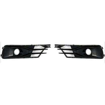 2016-2018 Audi Front Bumper Down Grille Honeycomb Style Non S Line Fog Light Grilles For Audi A6 S6 C7.5