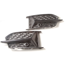 2019-2022 Audi Front Bumper Down Grille Honeycomb Style S Line Fog Light Grilles For Audi A6 S6 C8