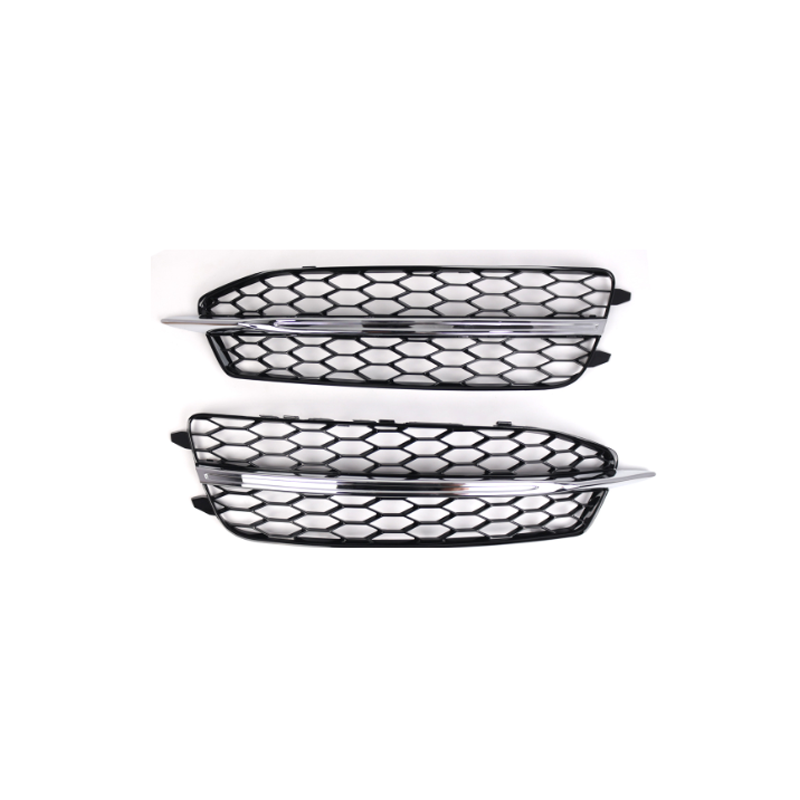 2012-2015 Audi Front Bumper Down Grille Honeycomb Style S Line Fog Light Grilles For Audi A6 S6 C7