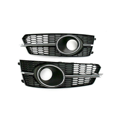 2016-2018 Audi Front Bumper Down Grille Honeycomb Style S Line Fog Light Grilles For Audi A6 S6 C7.5