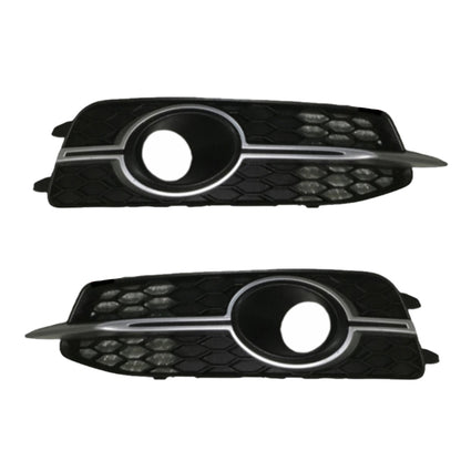 2012-2015 Audi Front Bumper Down Grille Honeycomb Style S Line Fog Light Grilles For Audi A6 S6 C7