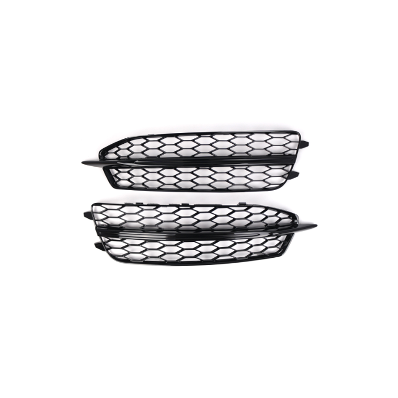2012-2015 Audi Front Bumper Down Grille Honeycomb Style S Line Fog Light Grilles For Audi A6 S6 C7