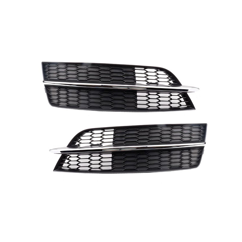 2016-2018 Audi Front Bumper Down Grille Honeycomb Style Fog Light Grilles For Audi A7 S7 C7.5