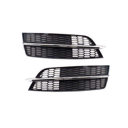 2016-2018 Audi Front Bumper Down Grille Honeycomb Style Fog Light Grilles For Audi A7 S7 C7.5
