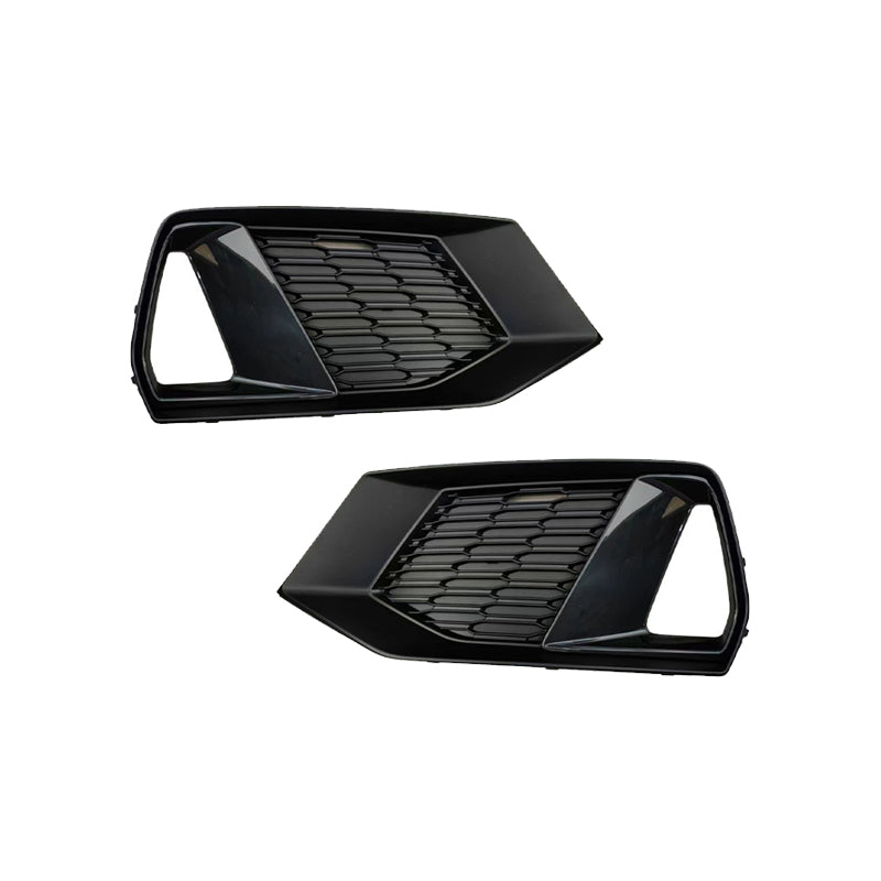 2019-2025 Audi Front Bumper Down Grille Honeycomb Style Fog Light Grilles For Audi A7 S7 C8