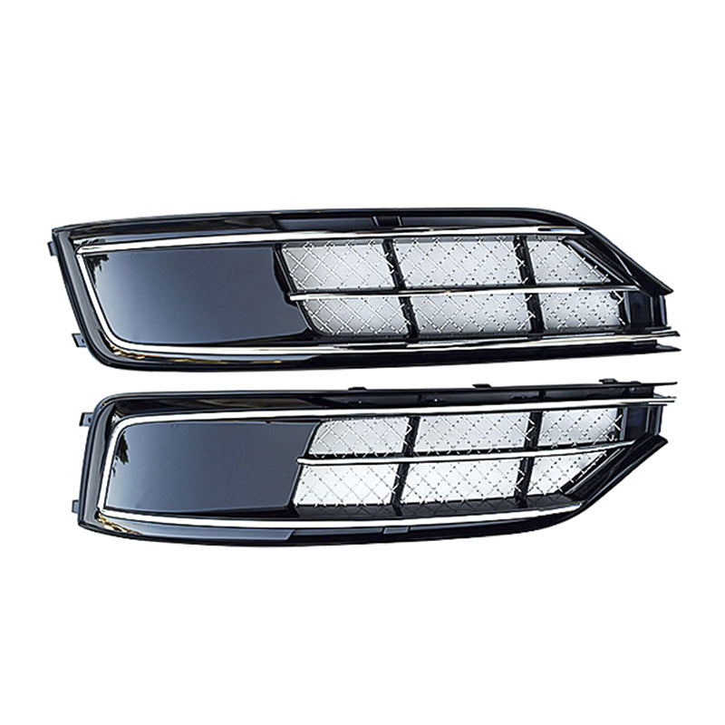 2015-2018 Audi Front Bumper Down Grille Honeycomb Style Non S line Fog Light Grilles For Audi A8 S8 D4 PA