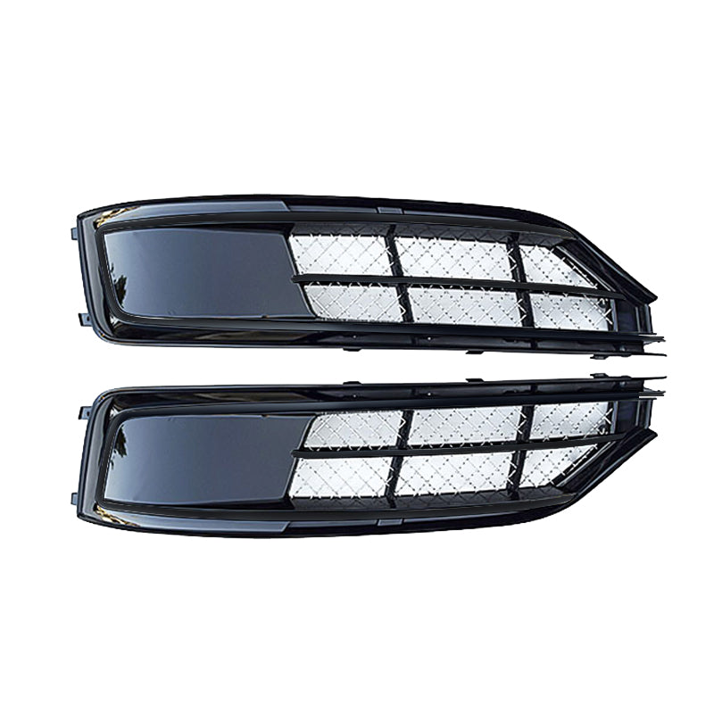 2015-2018 Audi Front Bumper Down Grille Honeycomb Style Non S line Fog Light Grilles For Audi A8 S8 D4 PA