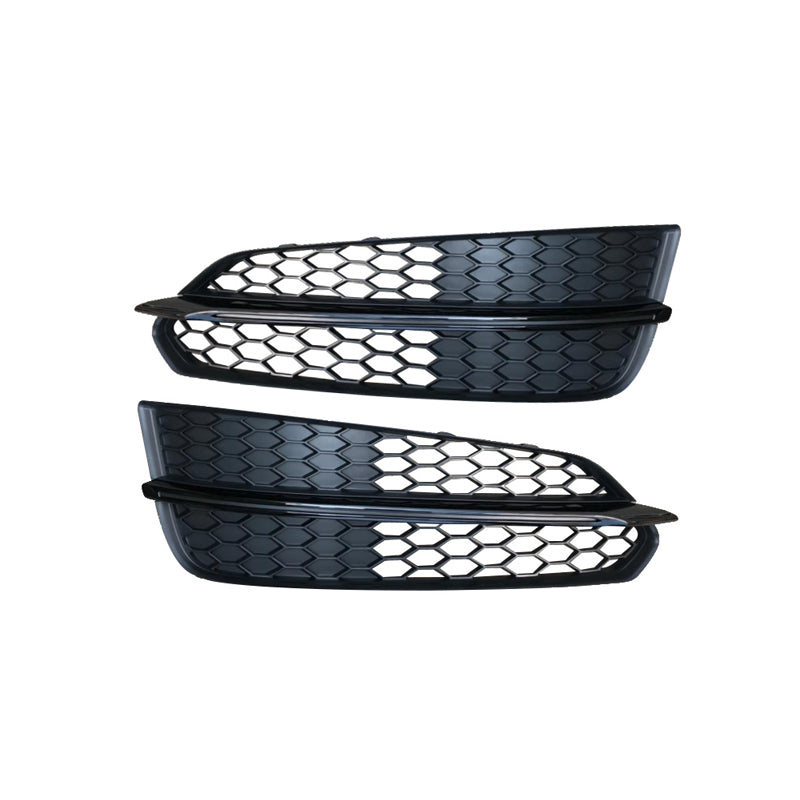 2015-2018 Audi Front Bumper Down Grille Honeycomb Style S line Fog Light Grilles For Audi A8 S8 D4 PA