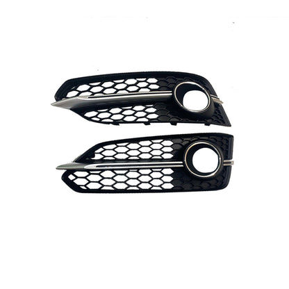 2015-2018 Audi Front Bumper Down Grille Honeycomb Style S line Fog Light Grilles For Audi A8 S8 D4 PA