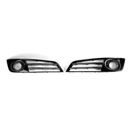 2011-2014 Audi Front Bumper Down Grille Honeycomb Style Fog Light Grilles For Audi A8 S8 D4