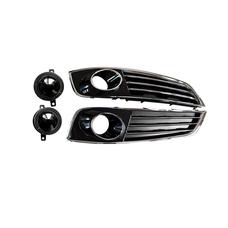 2011-2014 Audi Front Bumper Down Grille Honeycomb Style Fog Light Grilles For Audi A8 S8 D4