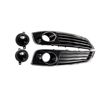 2011-2014 Audi Front Bumper Down Grille Honeycomb Style Fog Light Grilles For Audi A8 S8 D4