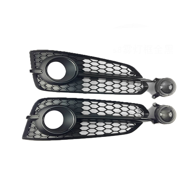 2015-2018 Audi Front Bumper Down Grille Honeycomb Style S line Fog Light Grilles For Audi A8 S8 D4 PA