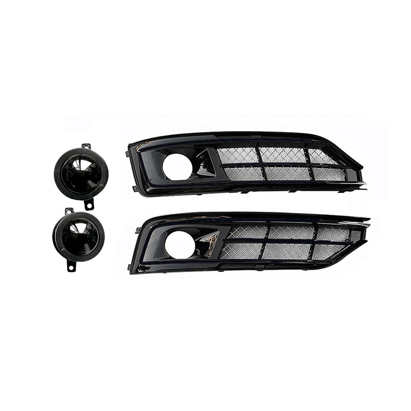 2015-2018 Audi Front Bumper Down Grille Honeycomb Style Non S line Fog Light Grilles For Audi A8 S8 D4 PA