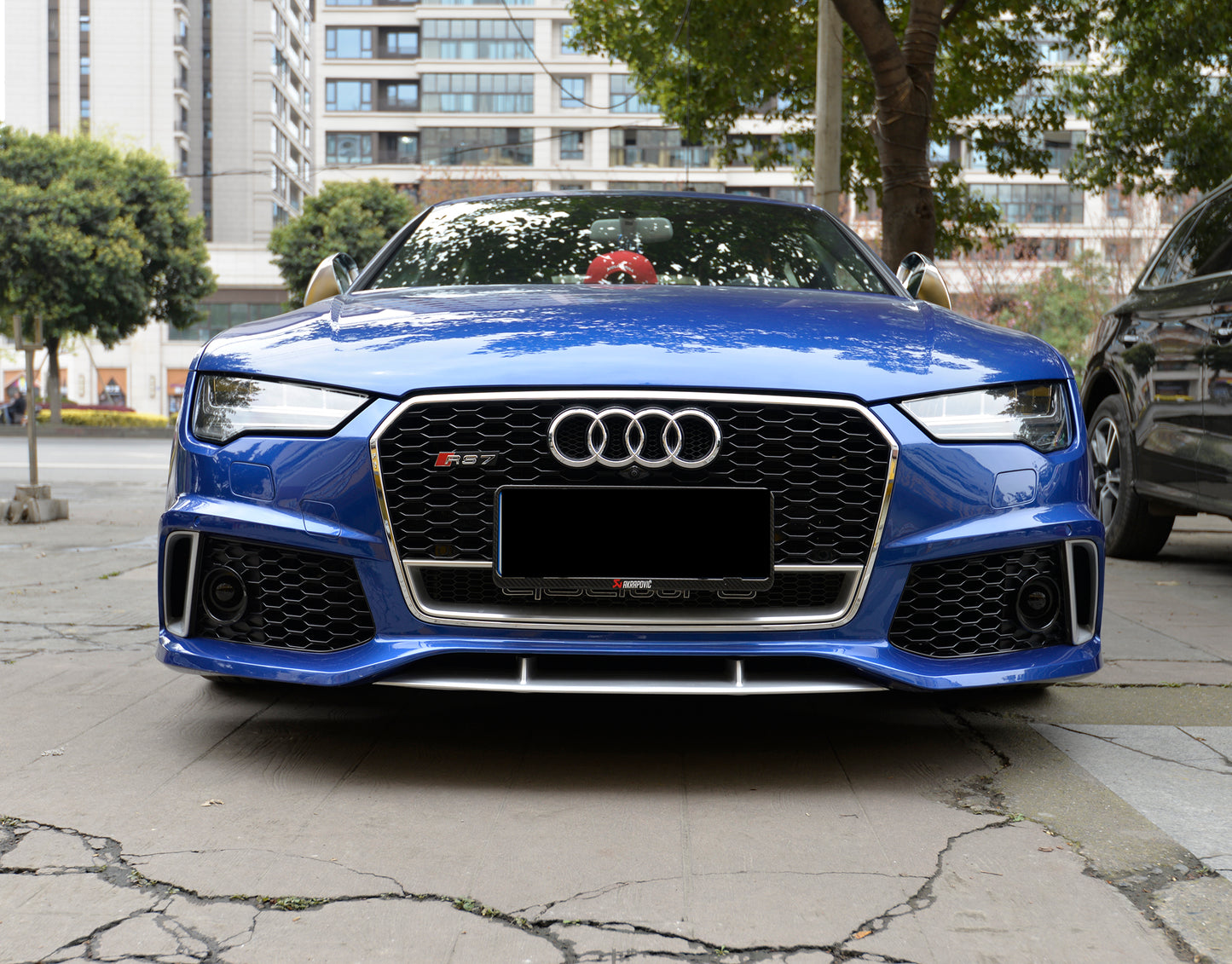 2016-2018 Audi RS7 Honeycomb Grille With Lower Mesh Quattro For Audi A7 S7 C7.5