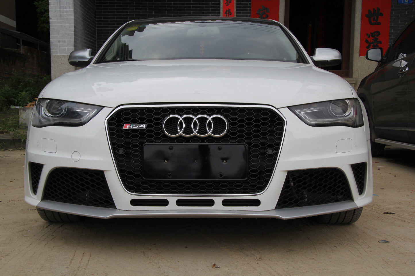 2013-2016 Audi RS4 Honeycomb Front Grille For Audi A4 S4 B8.5
