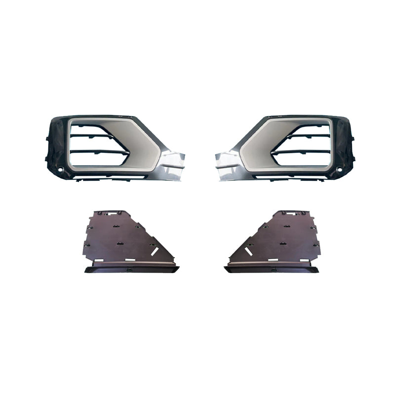 2018-2020 Audi Front Bumper Down Grille Honeycomb Style Fog Light Grilles For Audi Q2 SQ2 J11