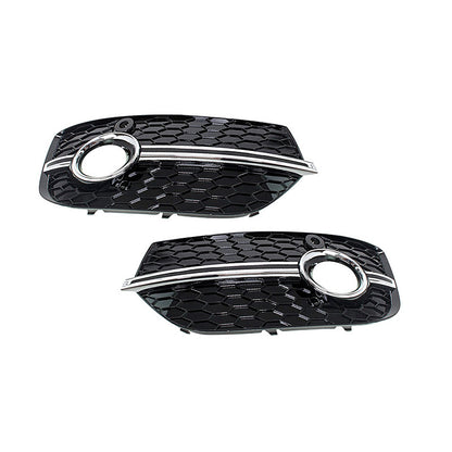 2013-2015 Audi Front Bumper Down Grille Honeycomb Style Fog Light Grilles For Audi Q3 SQ3 8U