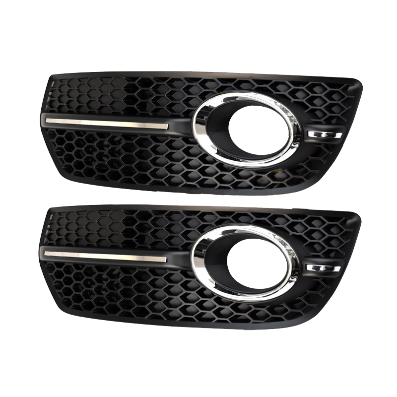 2009-2012 Audi Front Bumper Down Grille Honeycomb Style Non S line Fog Light Grilles For Audi Q5 SQ5 8R/B8