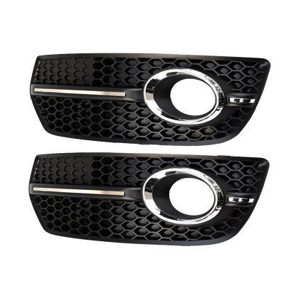 2009-2012 Audi Front Bumper Down Grille Honeycomb Style Non S line Fog Light Grilles For Audi Q5 SQ5 8R/B8