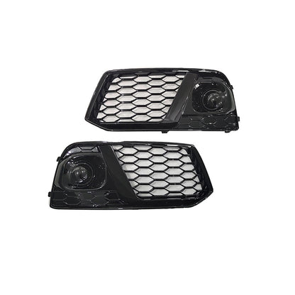2019-2021 Audi Front Bumper Down Grille Honeycomb Style Non S Line Fog Light Grilles For Audi Q5 SQ5 B9