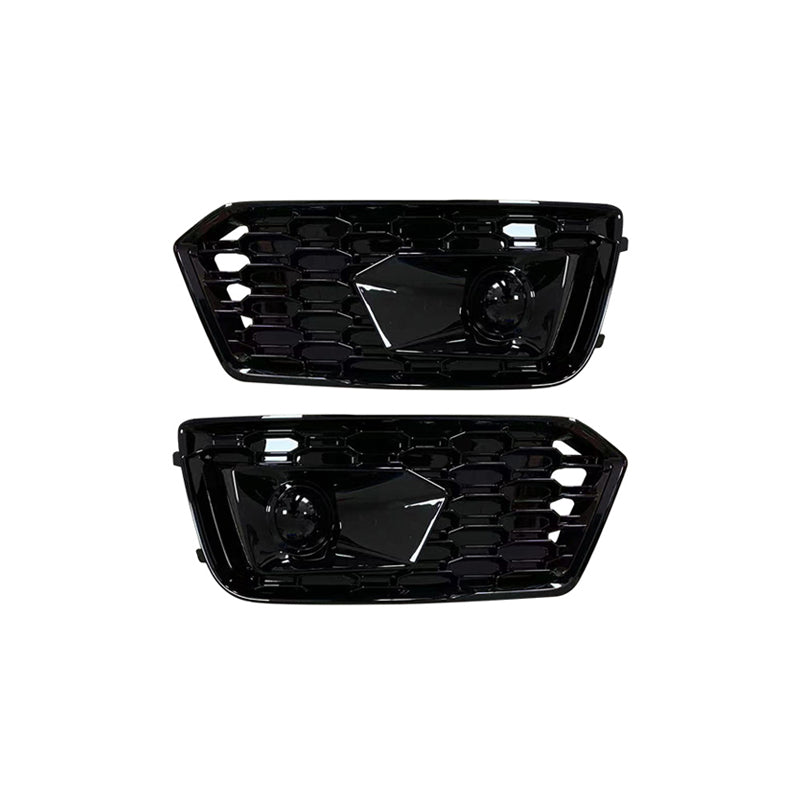 2019-2021 Audi Front Bumper Down Grille Honeycomb Style Non S Line Fog Light Grilles For Audi Q5 SQ5 B9